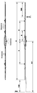 GETRIEBE 7 AF GR.200/G1000 3RS70 TS K10