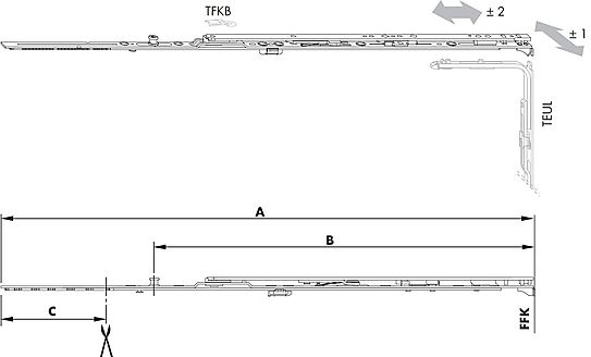 COMPAS AF GR.3 1RS LFF 851-1050MM TA C25