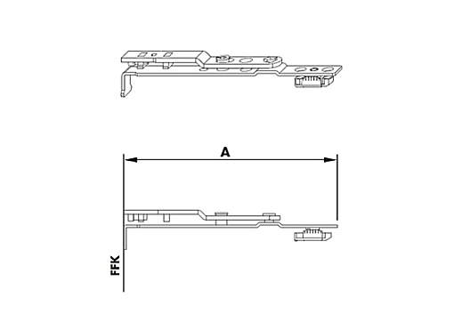 BRACCETTO DF/MN COMPLETO TS K100